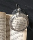 Vtg Usa Magnifying Glass Desktop Cast Iron Metal Base Industrial   Bonus Gift