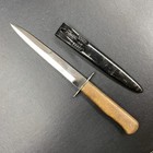 Vintage Ww2 Wwii European Military Pilot Fighting Boot Knife   Clip Scabbard