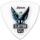 Clayton Acetal Rounded Triangle Guitar Picks  50mm 4 Picks