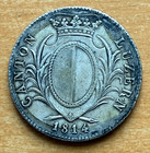 Switzerland Canton Luzern 1814 Silver 4 Franken Xf