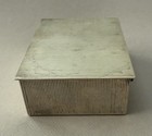 Signed Tiffany   Co Makers 1960s Modernist Sterling Silver Cigarrette Box