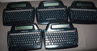 Lot Of 5 Alphasmart 3000 Portable Desktop Keyboard Digital Typewriter L  k