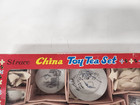 Vintage Straco Childrens Toy Tea China Set In Box Ceramic Asian Made In Japan
