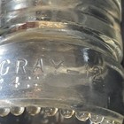 Hemingray  12 Clear Glass Insulator 1934