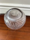 Antique American Sandwich Eapg Blown Purple Amethyst Glass Bottle 