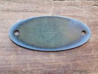Vintage Brass 1940 s 1950 s Body By Fisher Emblem By American Name Plate Chicago