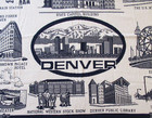 Colorado Denver Landmarks Afghan Throw Blanket Tapestry New 48x69   Brown Palace