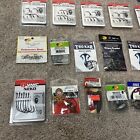 Lot Of Assorted Fishing Hooks Weights   Accessories Bent Mosquito Wacky Worm