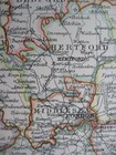 Original 1890 Antique Map England   Wales Engraved By Adam   Charles Black