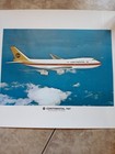 Original Vintage Continental Airlines Poster Lot Of 4-all 4 In Great Condition-
