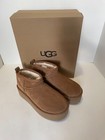 Ugg Women s Classic Ultra Mini Platform Chestnut Suede Boots