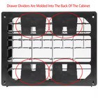 Akro-mils 64 Drawer 10164 Plastic Parts Storage Hardware And Craft Cabinet New