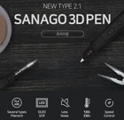 Sanago New Sanago Premium 3d Pen Set 3 Type Module Replaceable Artists