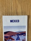 Texaco Map Mexico 1951 Gas Oil Advertising Folding City Touring Street
