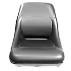 Bucket Seat Vinyl Black Fits Bobcat 553 763 553 553 751 751 753 763 753 6598809