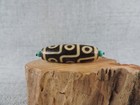 Energy Ancient 9 Eyes Tibetan Old Agate Dzi Bead Amulet For Pendant Gzi Bead I1