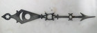 Vtg Sun   Moon Lightning Rod Weather Van Arrow Cast Aluminum Rare 21  L