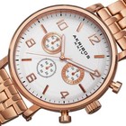 Akribos Xxiv Ak800rg Quartz Chronograph Stainless Steel Bracelet Mens Watch