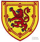 Lot Of 2 Scotland Flag Patches Iron-on Scottish Lion Coat Arms Shield