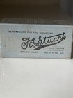 Antique Stuart s Laxative Compound Box Sealed New Old Stock  Marshall  Mi 