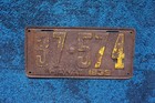 1938 Hawaii License Plate