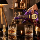 Gift Box Set Guitar Shaped Whiskey Bottle Retro Glass Decanter Bar Decor New 