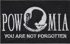 Pow Mia  Embroidered Flag Patch  you Are Not Forgotten  -high Qlty  3 5 X 2 25  