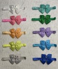 64 Pcs Mix Lot Kid Girl Baby Toddler Bow Headband Hair Band Headwear 6 Styles