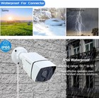 Hikjbset 4ch 1080p Security Camera System 500gb Hdd 2 Cameras Open Box New
