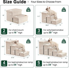 Dog Stairs For High Bed 22  H  Foldable Pet Stairs For Small Medium Or Large Dog