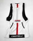 Castelli Free Tri Top Sleeveless Jersey Men s M White Triathlon Cycling Bike