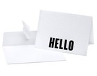 Opie   s Paper 100 Letterpress Note Cards Self Seal Envelopes For Clients Friends