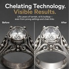 Ultrasonic Jewelry Cleaner Solution   Concentrated  2-pack  8oz   Gold  Silver  