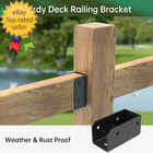24pcs 2   x 4    Stainless Steel Deck Railing Connectors 2x4 Brackets