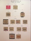 Guatemala - 22 Mint used Postal Tax Stamps Of 1919 1941 -  rm26 