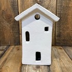 Pottery Barn Handcrafted Ceramic Christmas Village House   Xl   11  X 7 