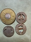 Lot Of 4  Los Angeles Ca  California Transit Token Good For One Fare La
