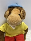 1977 Eden Toys Babar Zephir The Monkey 18    Plush Stuffed Animal Vintage Rare  