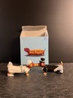 Westland Hot Diggity Dog Bride Groom Magnetic Kissing Dachshund Salt Pepper