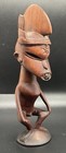 Vintage African Hand Carved Wood Fertility Statue Figure Tribal Art Signed Katum