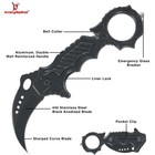 Mortuary Affair Tactical Karambit Knife   Force Traction Emergency Edc Defense
