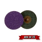 3m 33391   Cubitron Ii Roloc Fibre Disc  Tr  3 000  X 60  Grit  15pk 