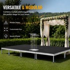 4 X 4 Ft Portable Stage Platform Adjustable Height Stage Riser With Folding Legs