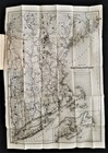 1871 Antique Guide Book Railroad Eastern Coast New England 2 Foldout Map History