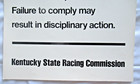 1960 s Churchill Downs   horsemen  Sign Kentucky State Horse Racing Commision