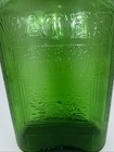 Vintage 1931 Owens-illinois Waterfall Green Glass Refrigerator Water Bottle 2 Qt