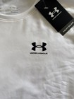 Men   s Under Armour Heat Gear Compression Long Sleeve Shirt White Sz Xl Nwt