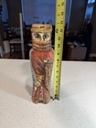 Vintage Antique Hand Carved Collectible Folk   Art  Hand Painted Sculpture 