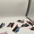 Assorted Ballpoint   Gel Pens Including Mixed Brands   Styles-lot Of 67-non Work