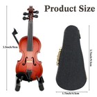 Mini Violin Model 3 15inches  Mini Musical Instrument Model Music Lover Gift